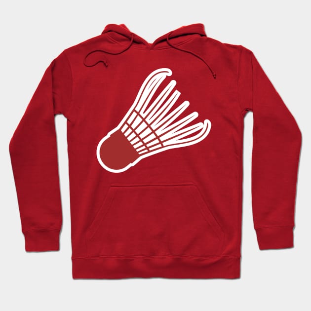 Shuttlecocks splash badminton vector, Badminton logo sticker design and Badminton Championship logo sticker design. Hoodie by AlviStudio